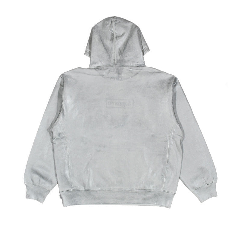 Supreme × MM6 MAISON MARGIELA 箔プリント ボックスロゴパーカー