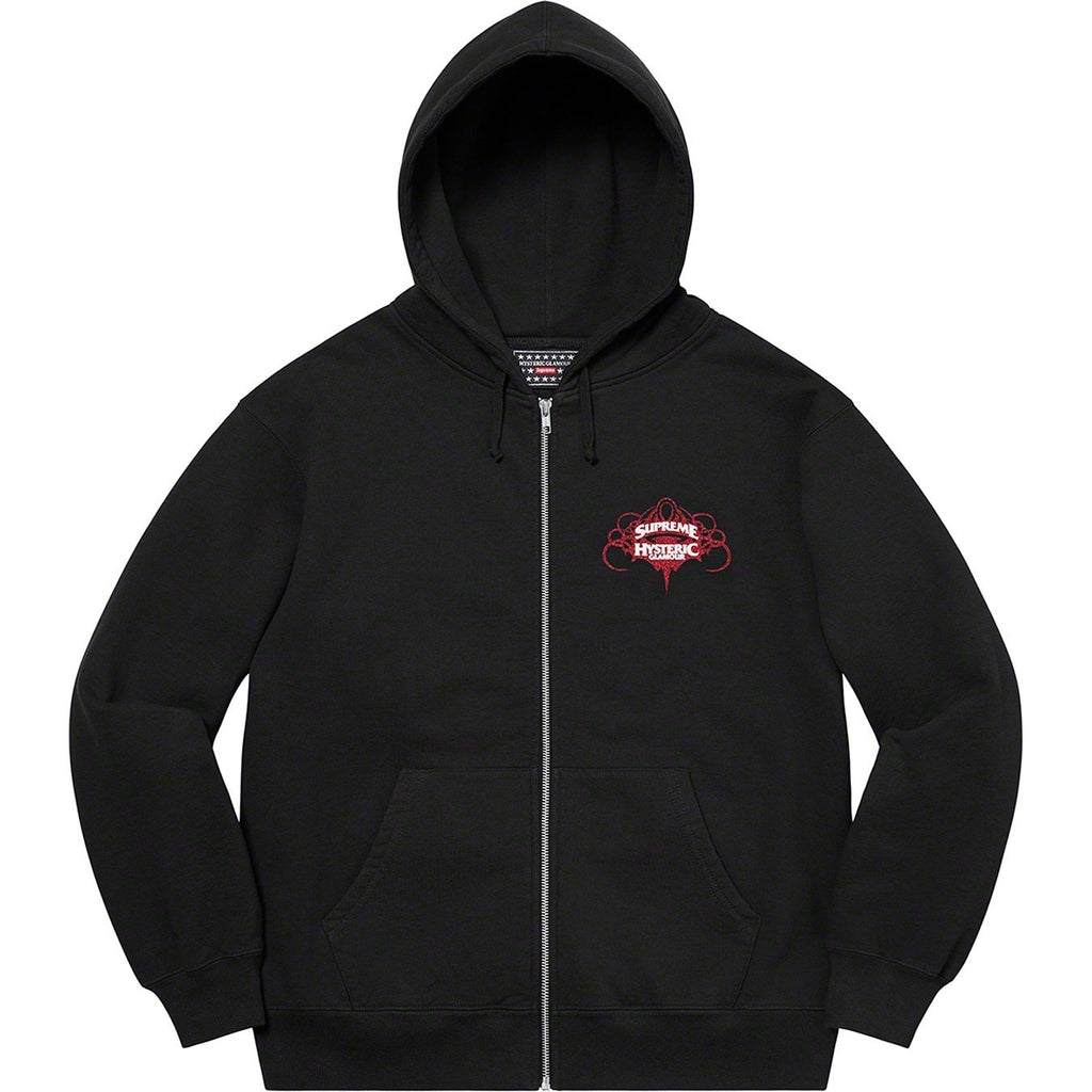 Supreme × HYSTERIC GLAMOUR ジップアップパーカー