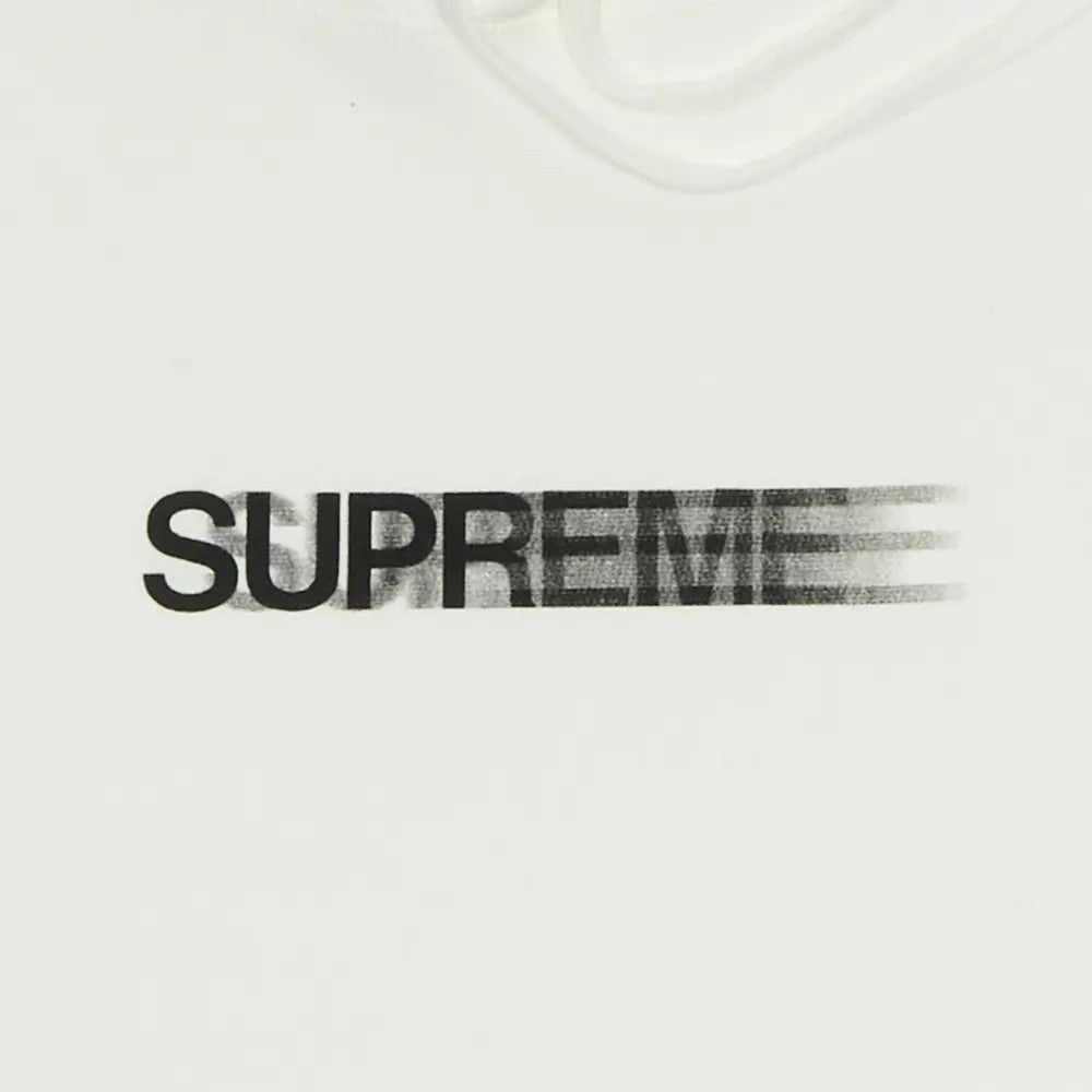 Supreme モーションロゴ パーカー ホワイト