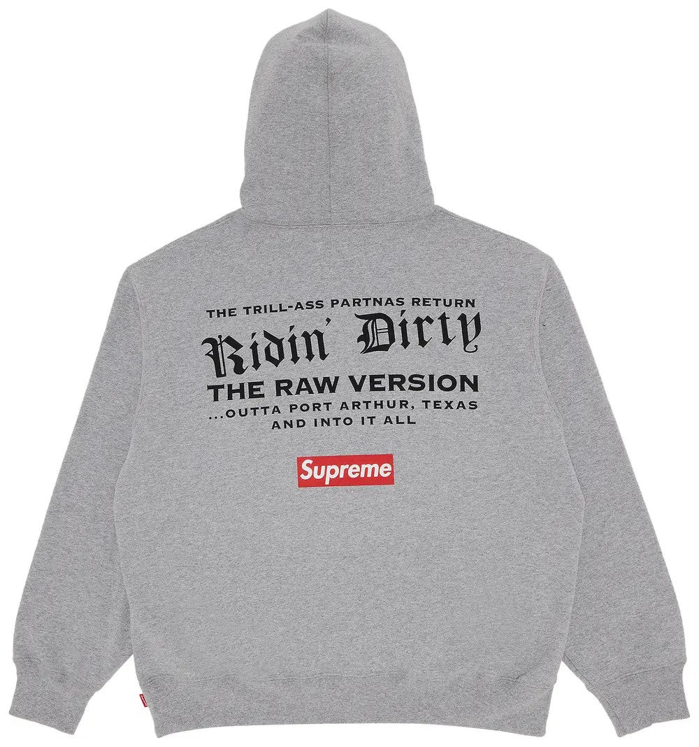 Supreme UGK スウェットパーカー ヘザーグレー