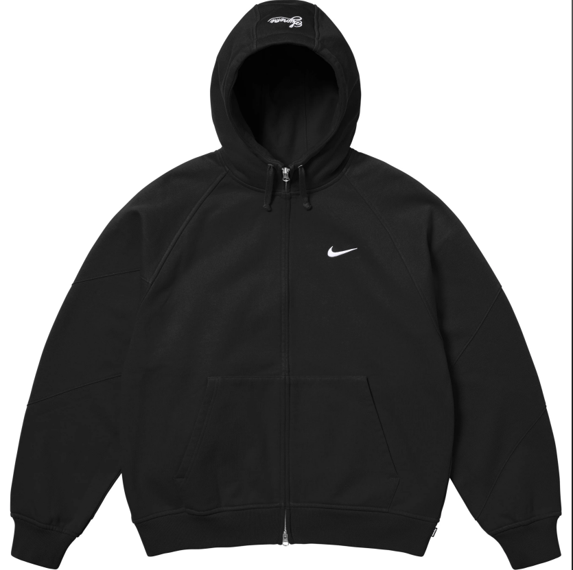 Supreme × Nike ジップアップ スウェットパーカー