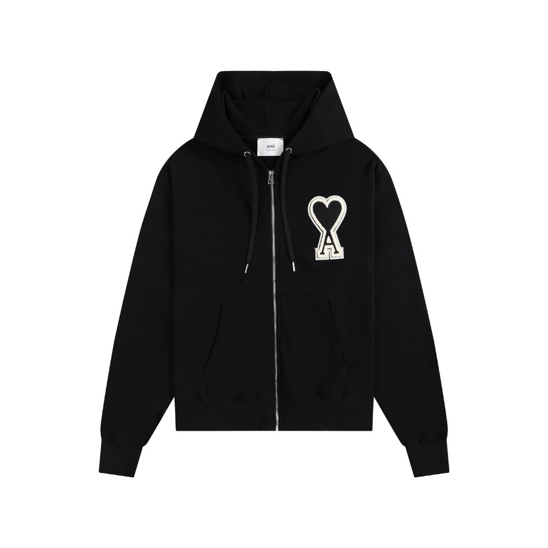 AMI PARIS ハート ロゴ コットン  長袖 Tシャツ★人気★