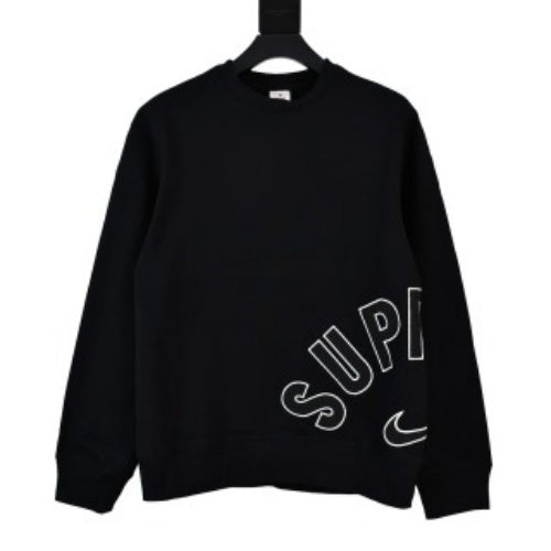 Supreme シュプリーム クルーネック コラボレーション 刺繍入りフリース クルーネック スウェットシャツ