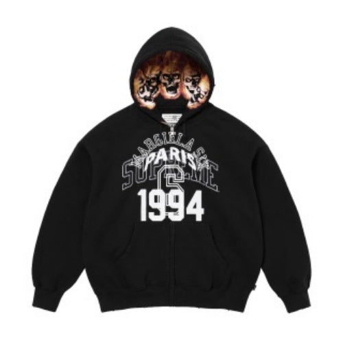 SUPREME シュプリーム 24ss MM6 マルジェラ ジョイント スカル ゴーストファイア デストラクション ジッパー パーカー