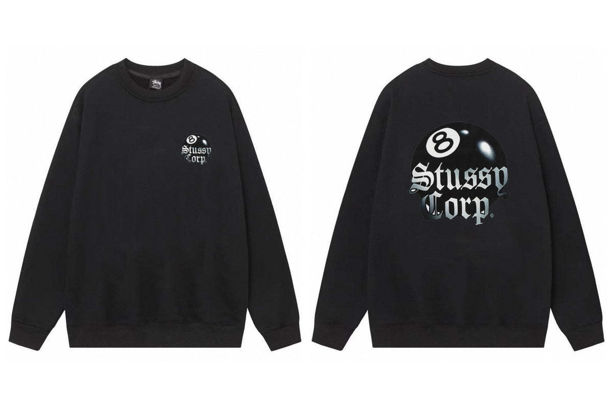 Stussy ステューシー  おしゃれなカジュアルクルーネック 4色兼用 男女兼用 レディース メンズ 116