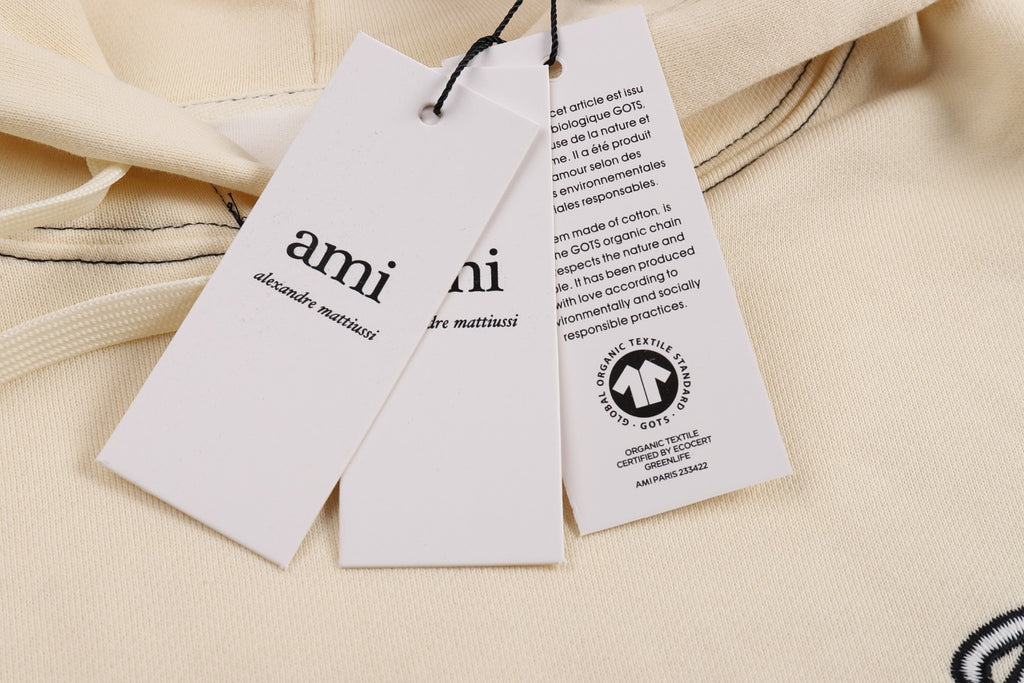 AMI PARIS ハート ロゴ コットン  長袖 Tシャツ★人気★