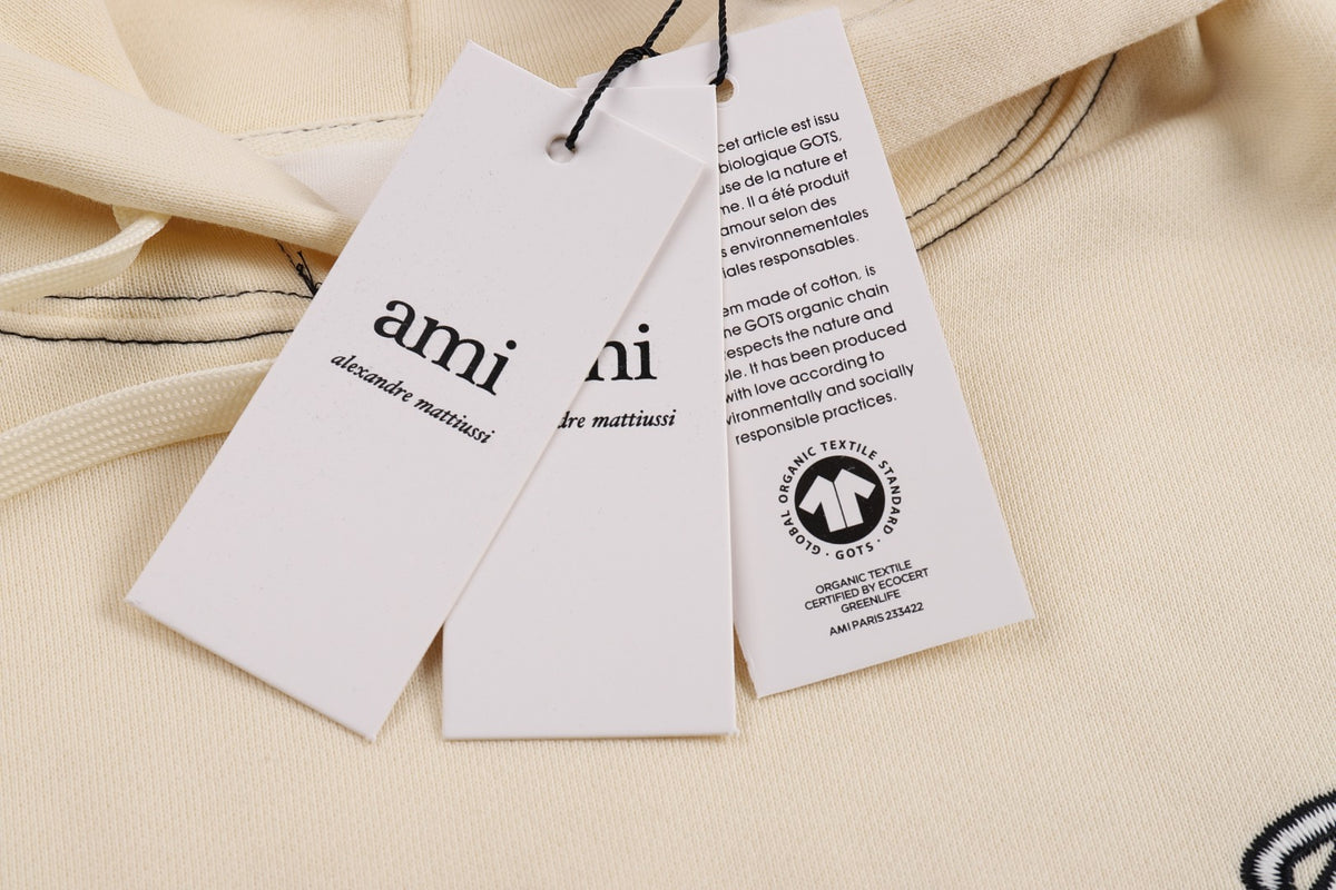 AMI PARIS ハート ロゴ コットン  長袖 Tシャツ★人気★
