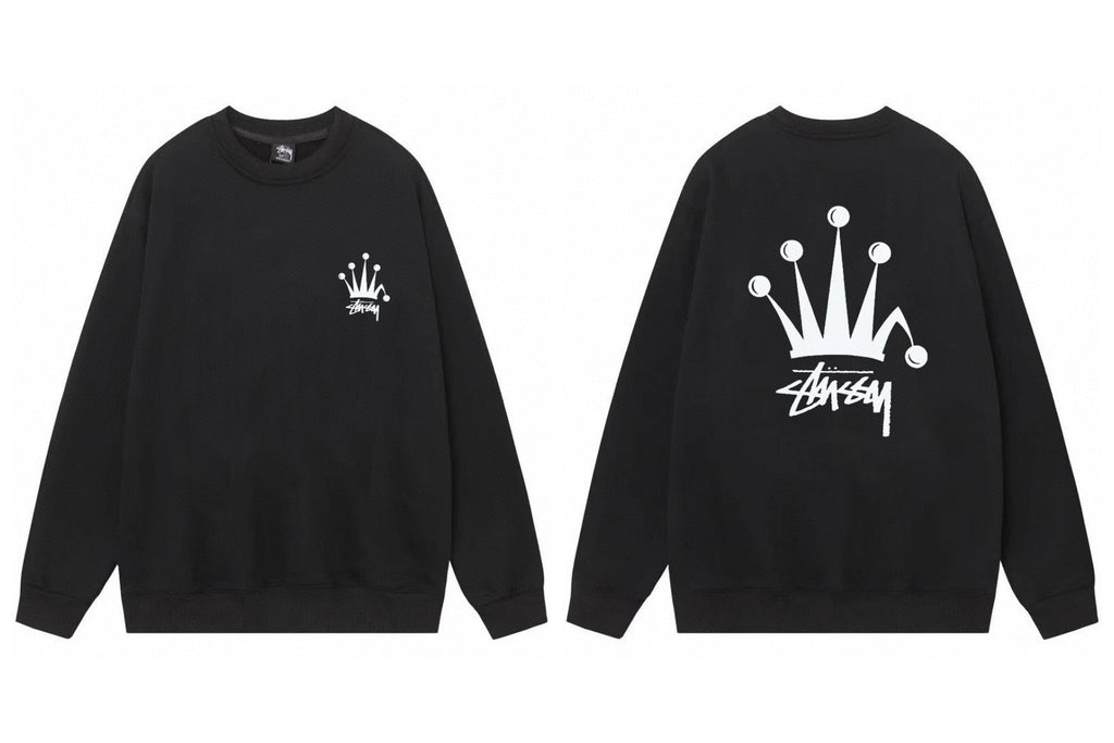 Stussy ステューシー  スポーティーシンプルスウェットシャツ 2色兼用 男女兼用 レディース メンズ 117