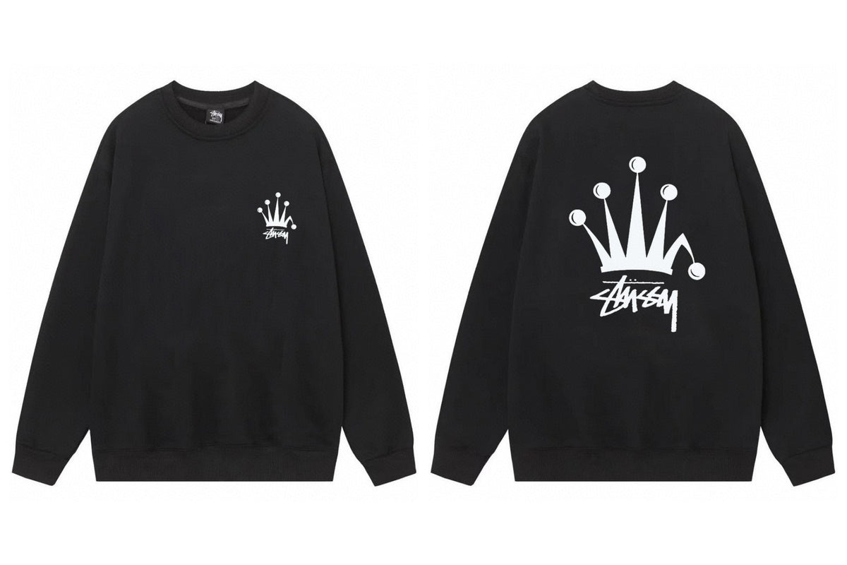 Stussy ステューシー  スポーティーシンプルスウェットシャツ 2色兼用 男女兼用 レディース メンズ 117