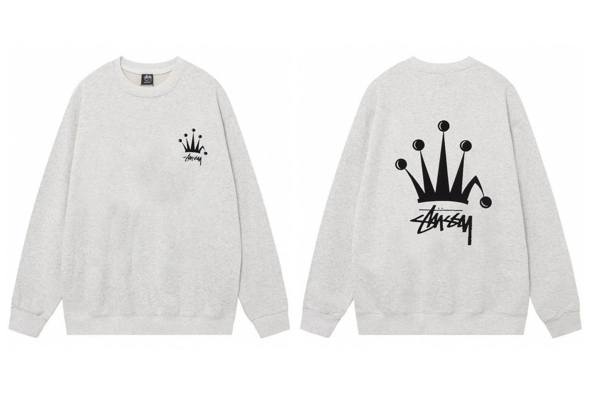Stussy ステューシー  スポーティーシンプルスウェットシャツ 2色兼用 男女兼用 レディース メンズ 117