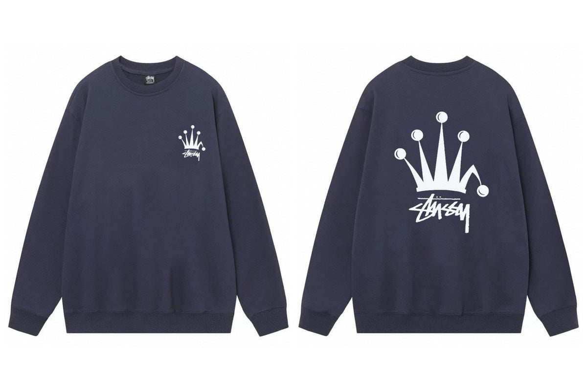 Stussy ステューシー  スポーティーシンプルスウェットシャツ 2色兼用 男女兼用 レディース メンズ 117