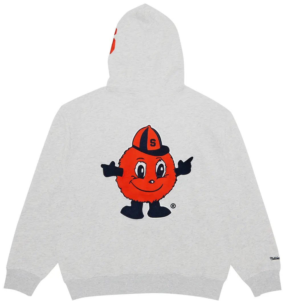 Supreme × Mitchell & Ness NCAA パーカー アッシュグレー