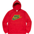 Supreme × Nike レザーアップリケ スウェットパーカー