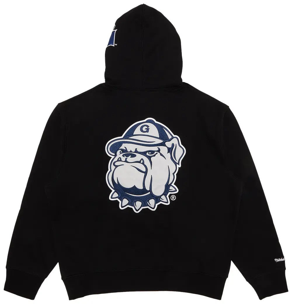 Supreme × Mitchell & Ness NCAA スウェットパーカー ブラック