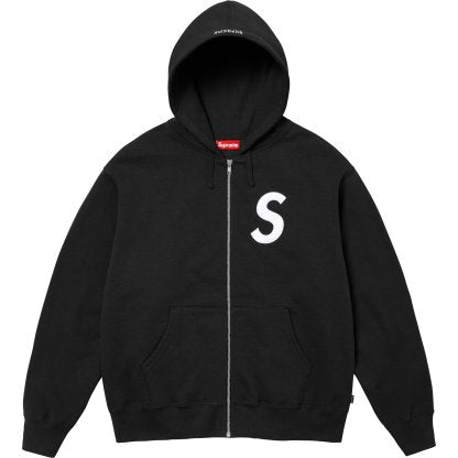 Supreme Sロゴ 刺繍ジップアップパーカー