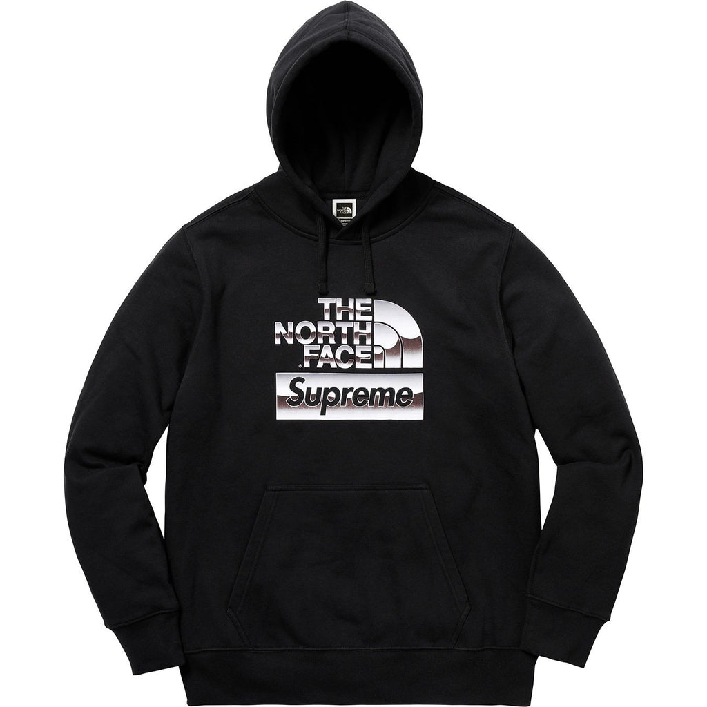 Supreme × The North Face メタリックロゴ パーカー