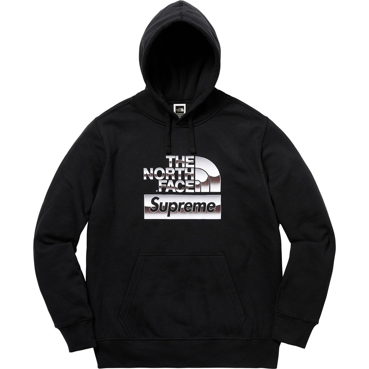 Supreme × The North Face メタリックロゴ パーカー