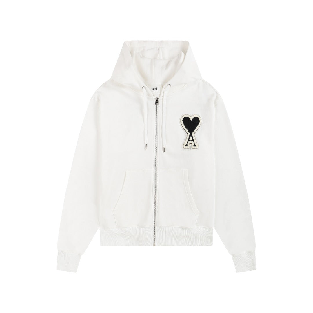 AMI PARIS ハート ロゴ コットン  長袖 Tシャツ★人気★