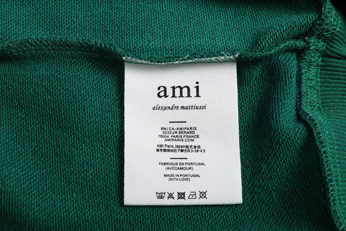 AMI PARIS ハート ロゴ コットン  長袖 Tシャツ★人気★