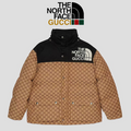 THE NORTH FAC グッチ ノースフェイス GG ロゴ ショート ダウンジャケット