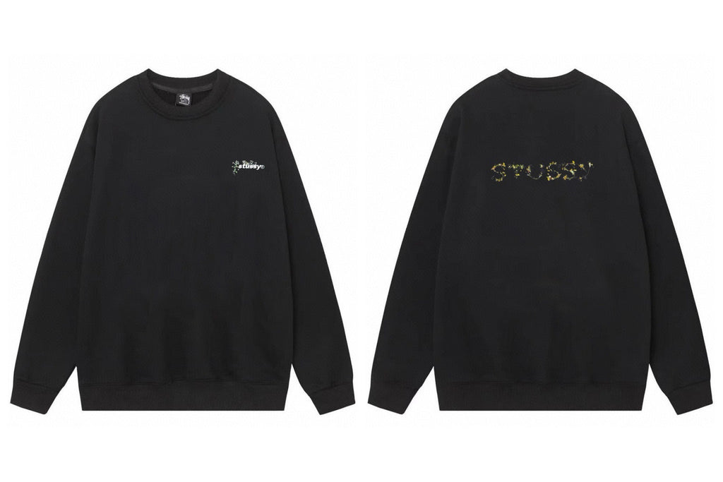 Stussy ステューシー  トレンド感満載のリラックススウェット 2色兼用 男女兼用 レディース メンズ 119