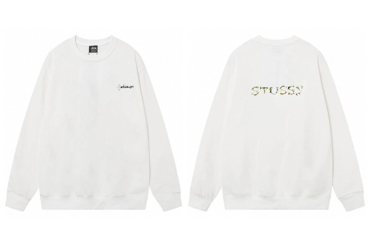 Stussy ステューシー  トレンド感満載のリラックススウェット 2色兼用 男女兼用 レディース メンズ 119