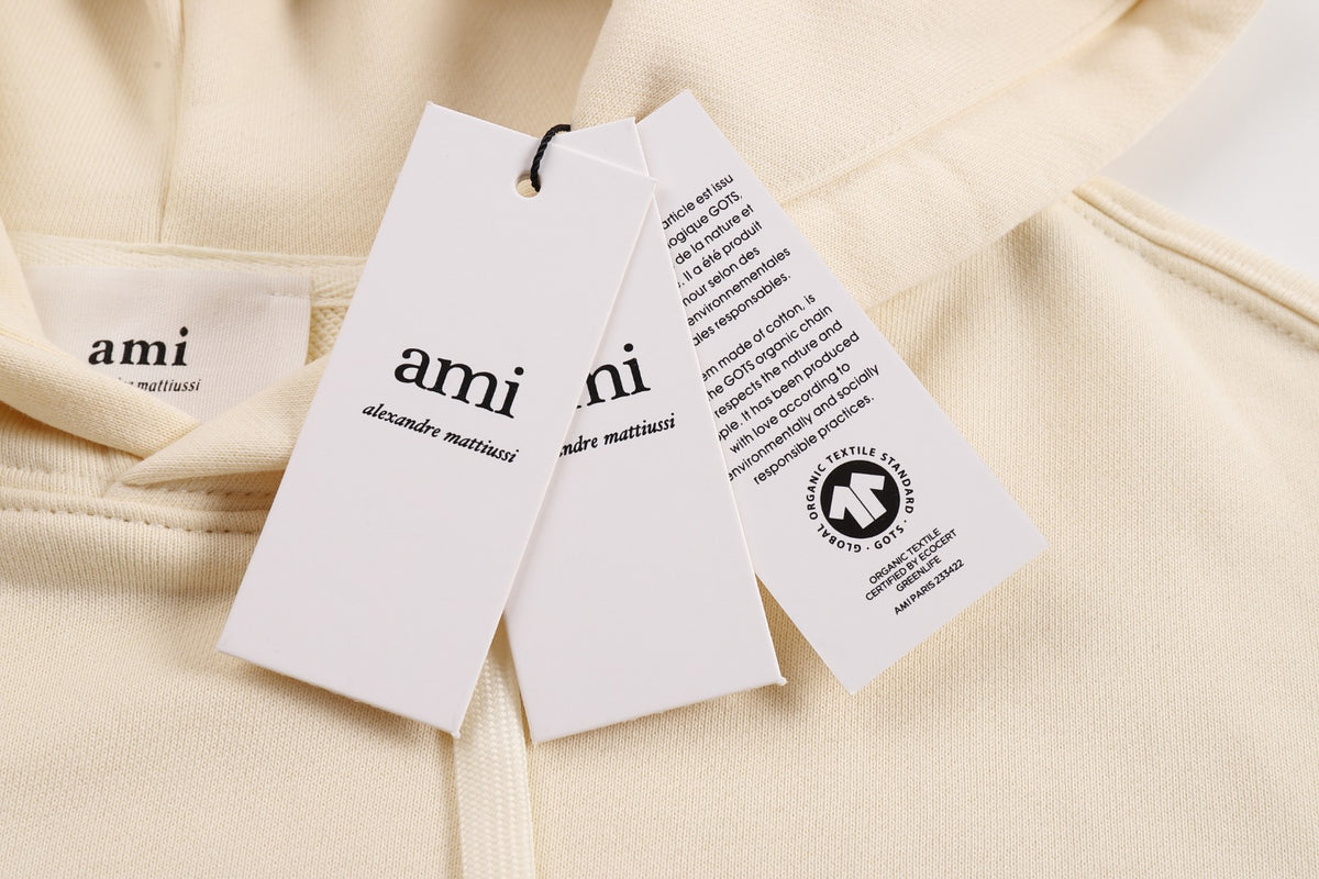 AMI PARIS ハート ロゴ コットン  長袖 Tシャツ★人気★
