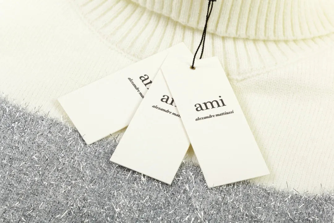 AMI PARIS（アミ パリス） プルオーバー セーター 男女兼用ロゴニット
