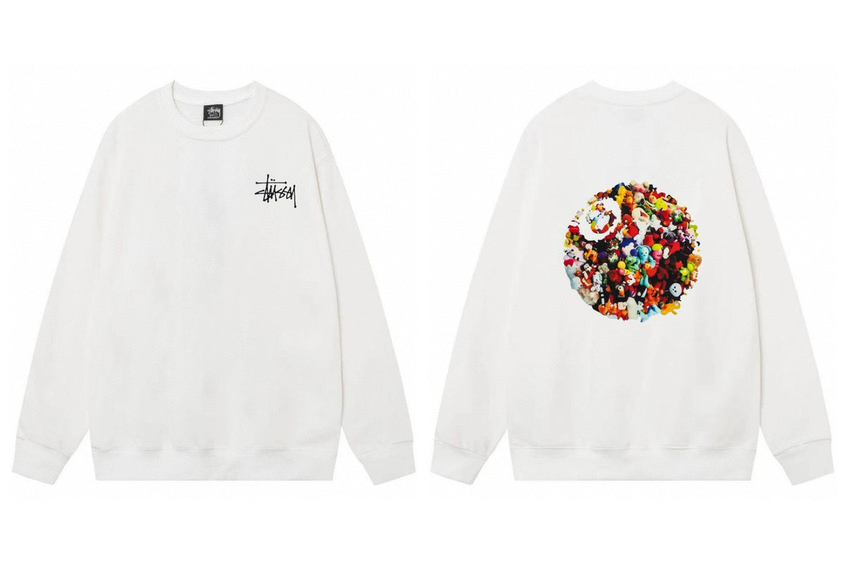 Stussy ステューシー  落ち着いた色合いのスタンダードスウェット 4色兼用 男女兼用 レディース メンズ 120