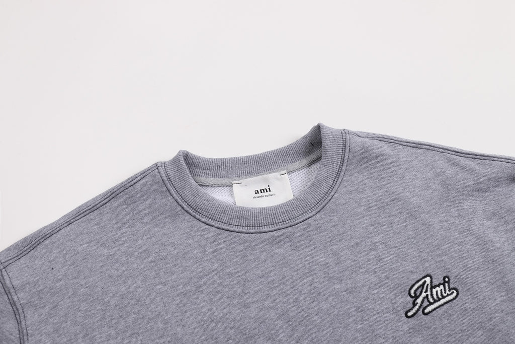 AMI PARIS ハート ロゴ コットン  長袖 Tシャツ★人気★