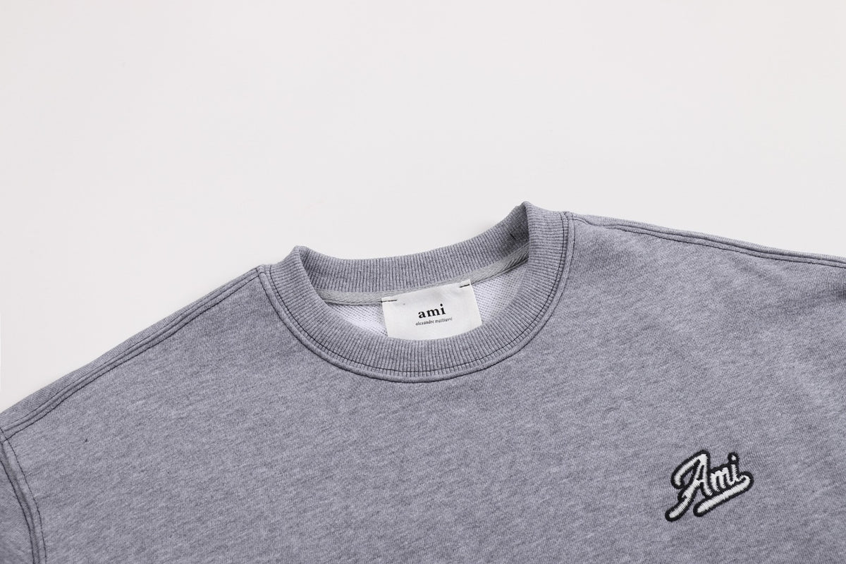AMI PARIS ハート ロゴ コットン  長袖 Tシャツ★人気★