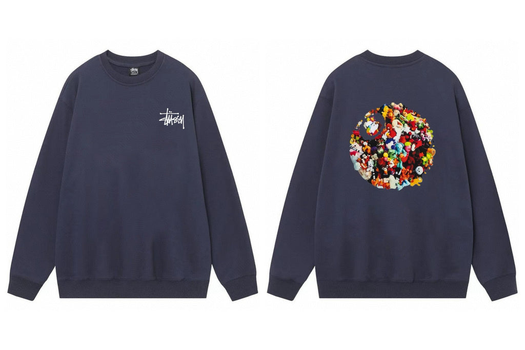 Stussy ステューシー  落ち着いた色合いのスタンダードスウェット 4色兼用 男女兼用 レディース メンズ 120