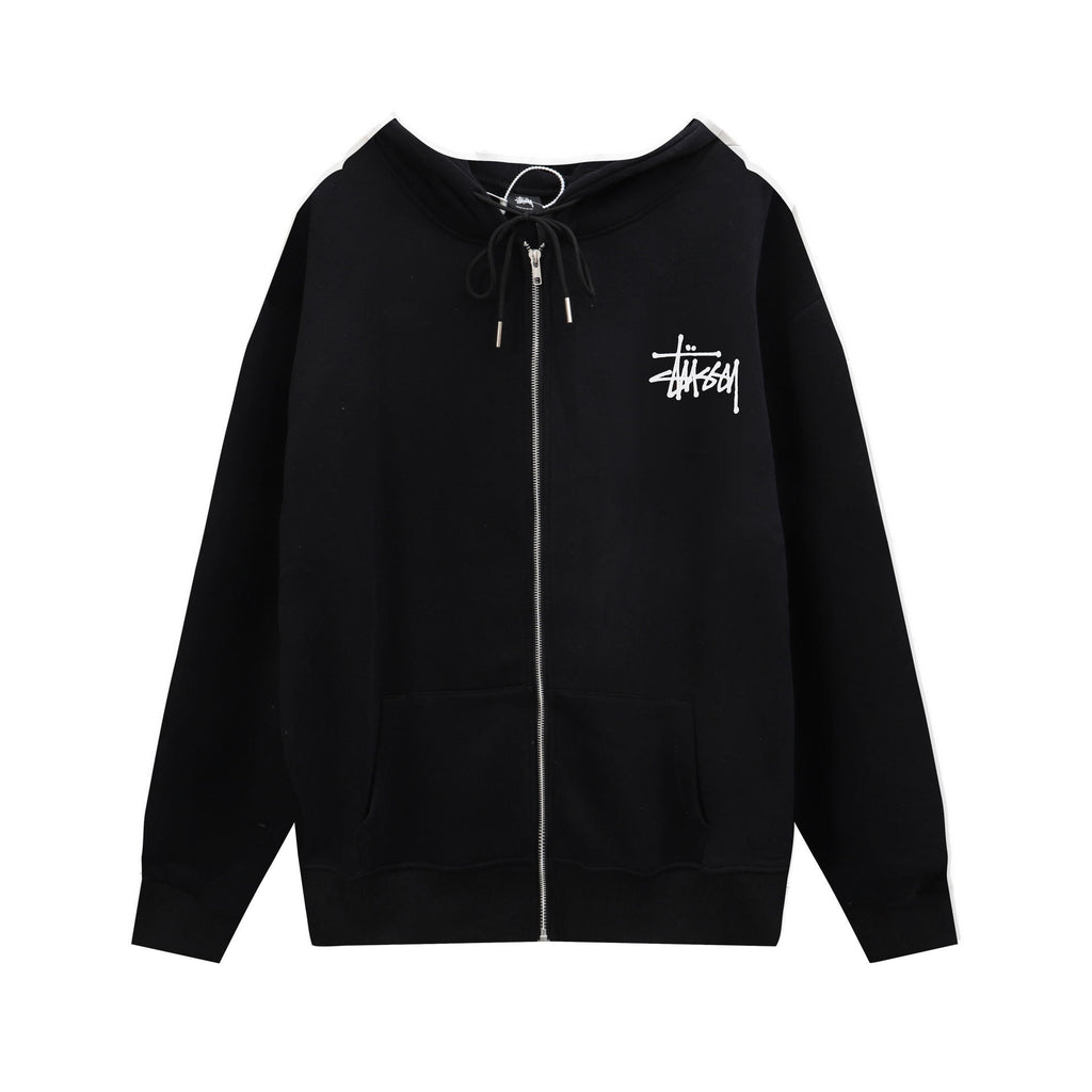Stussy ステューシー  リラックスフィットのフード付きパーカー 3色兼用 男女兼用 レディース メンズ  S648