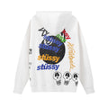 Stussy ステューシー  ユニークなプリントのフード付きトップス 2色兼用 男女兼用 レディース メンズ S644
