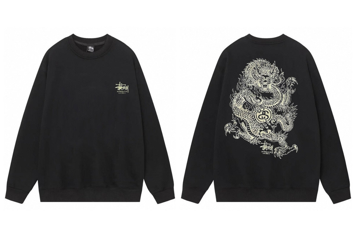 Stussy ステューシー  オールシーズン使えるクルーネックスウェット 2色兼用 男女兼用 レディース メンズ 122