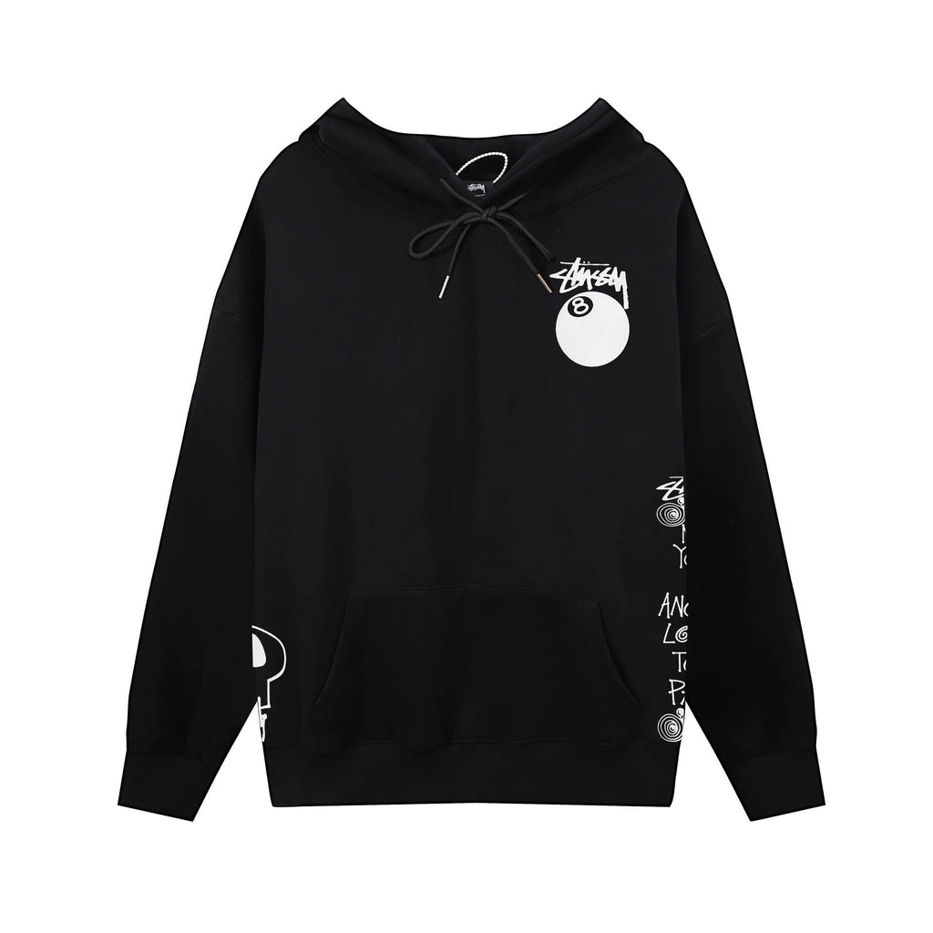 Stussy ステューシー  ユニークなプリントのフード付きトップス 2色兼用 男女兼用 レディース メンズ S644