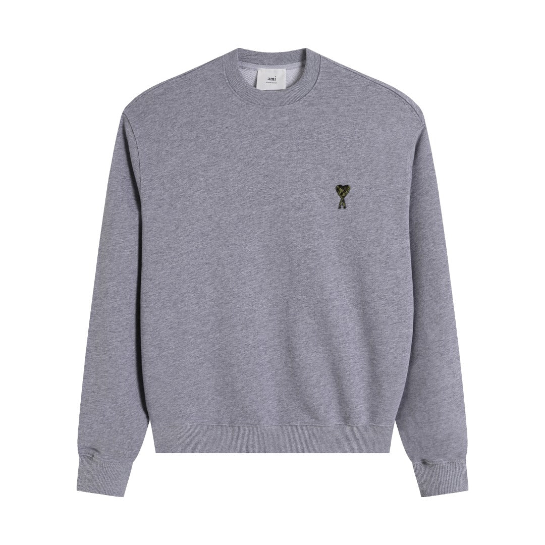AMI PARIS ハート ロゴ コットン  長袖 Tシャツ★人気★