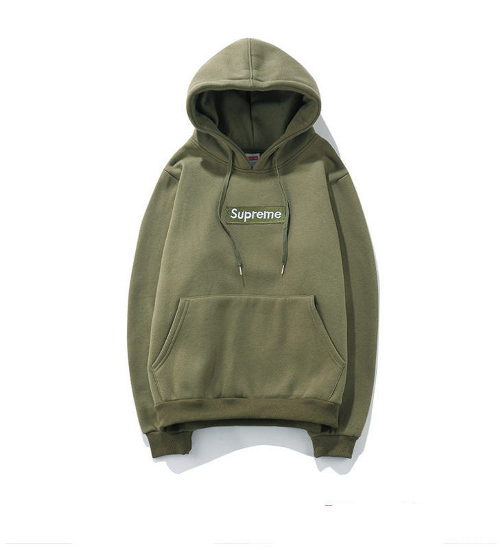 Supreme ロゴ フード付きセーター