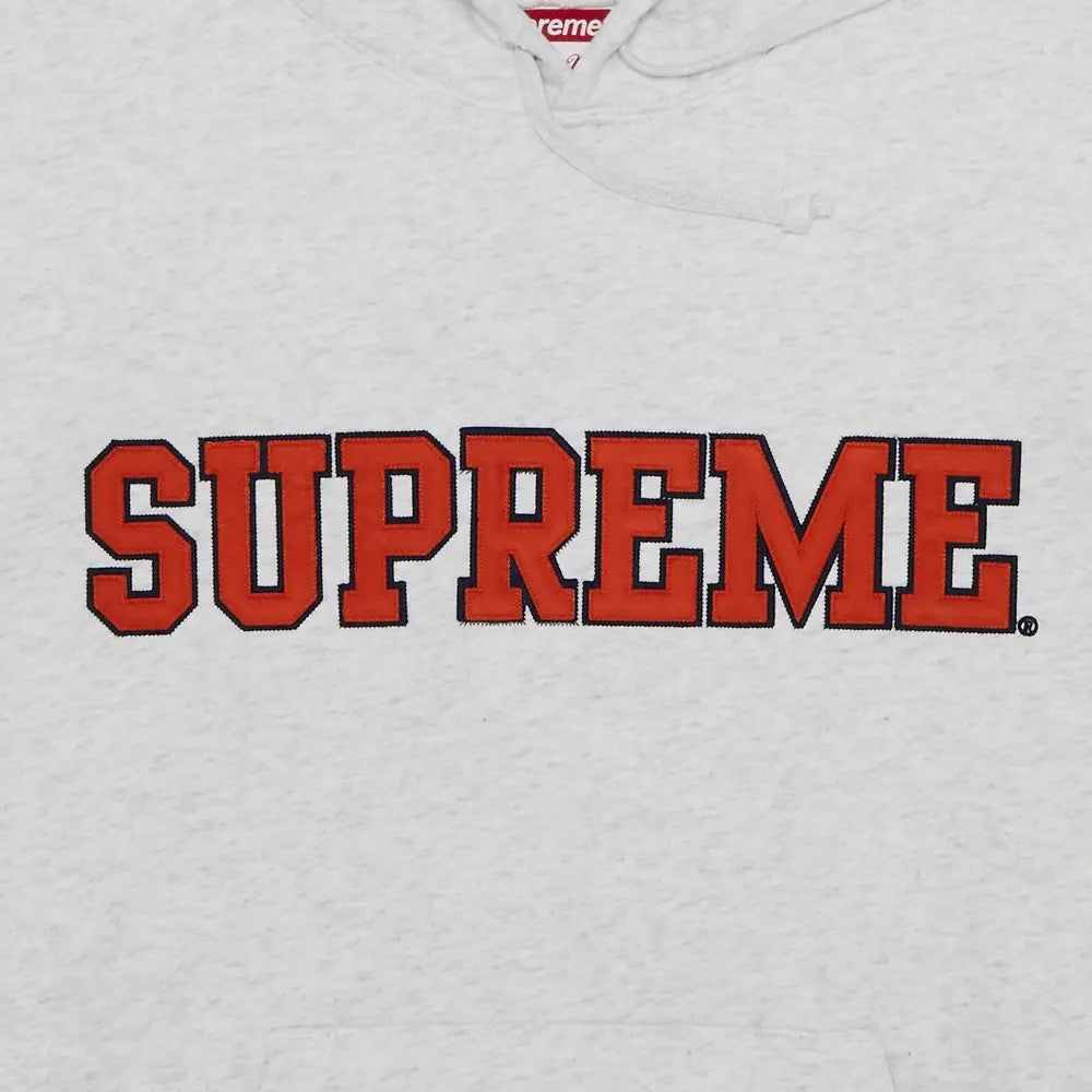 Supreme × Mitchell & Ness NCAA パーカー アッシュグレー