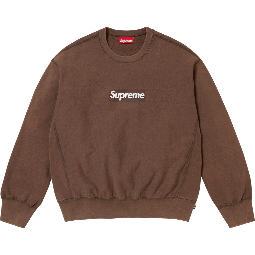 Supreme ウォッシュド ボックスロゴ クルーネックスウェット