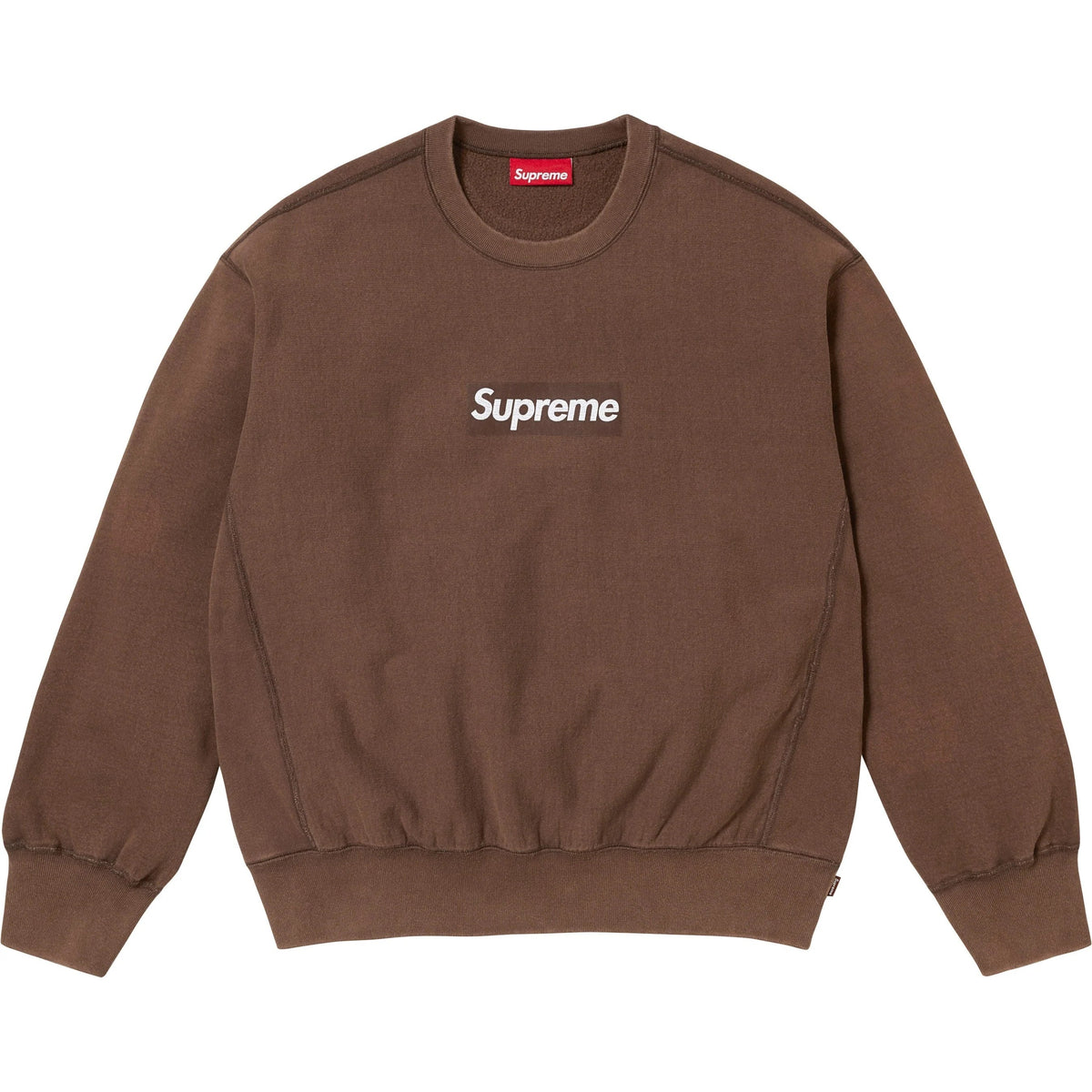 Supreme ウォッシュド ボックスロゴ クルーネックスウェット