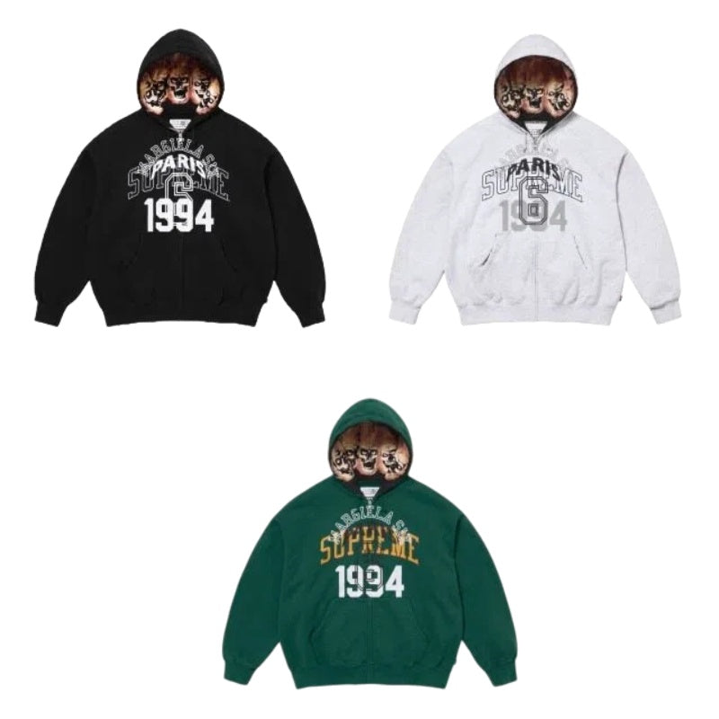 SUPREME シュプリーム 24ss MM6 マルジェラ ジョイント スカル ゴーストファイア デストラクション ジッパー パーカー