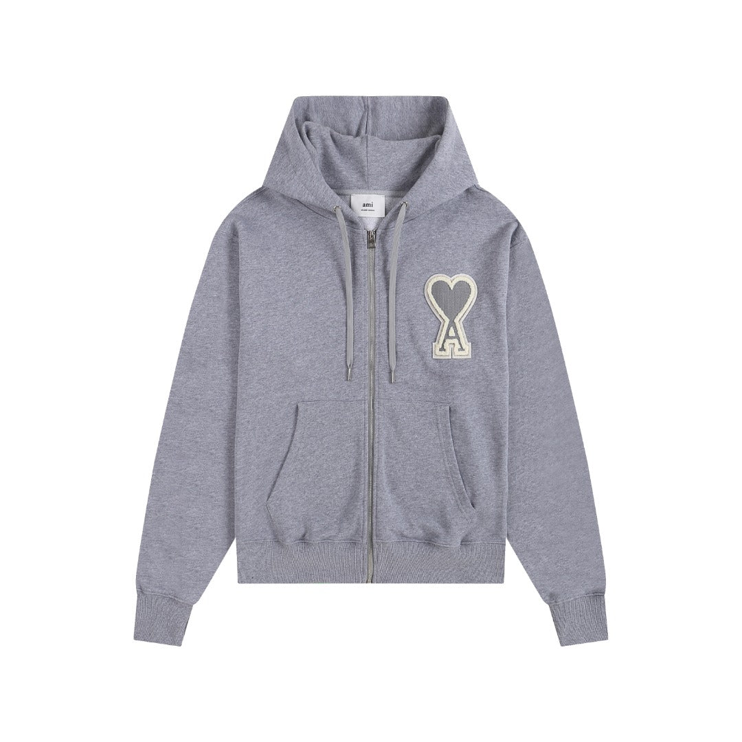 AMI PARIS ハート ロゴ コットン  長袖 Tシャツ★人気★