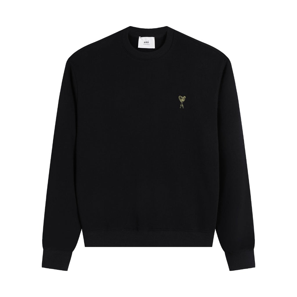 AMI PARIS ハート ロゴ コットン  長袖 Tシャツ★人気★