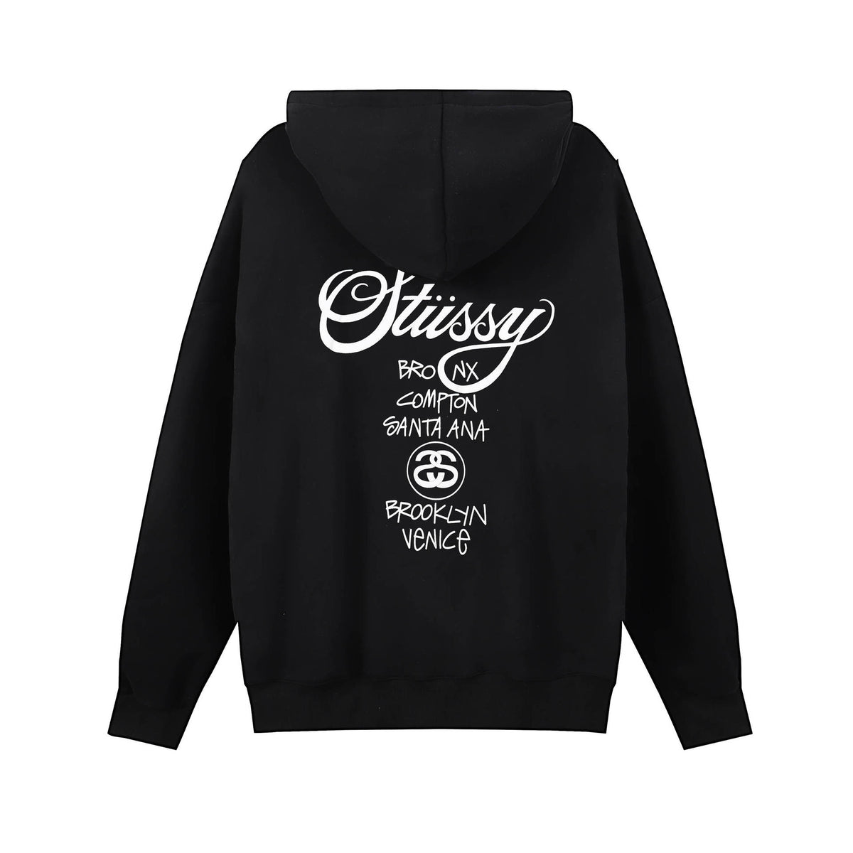 Stussy ステューシー  ゆったりとしたシルエットのフード付きパーカー 3色兼用 男女兼用 レディース メンズ S606