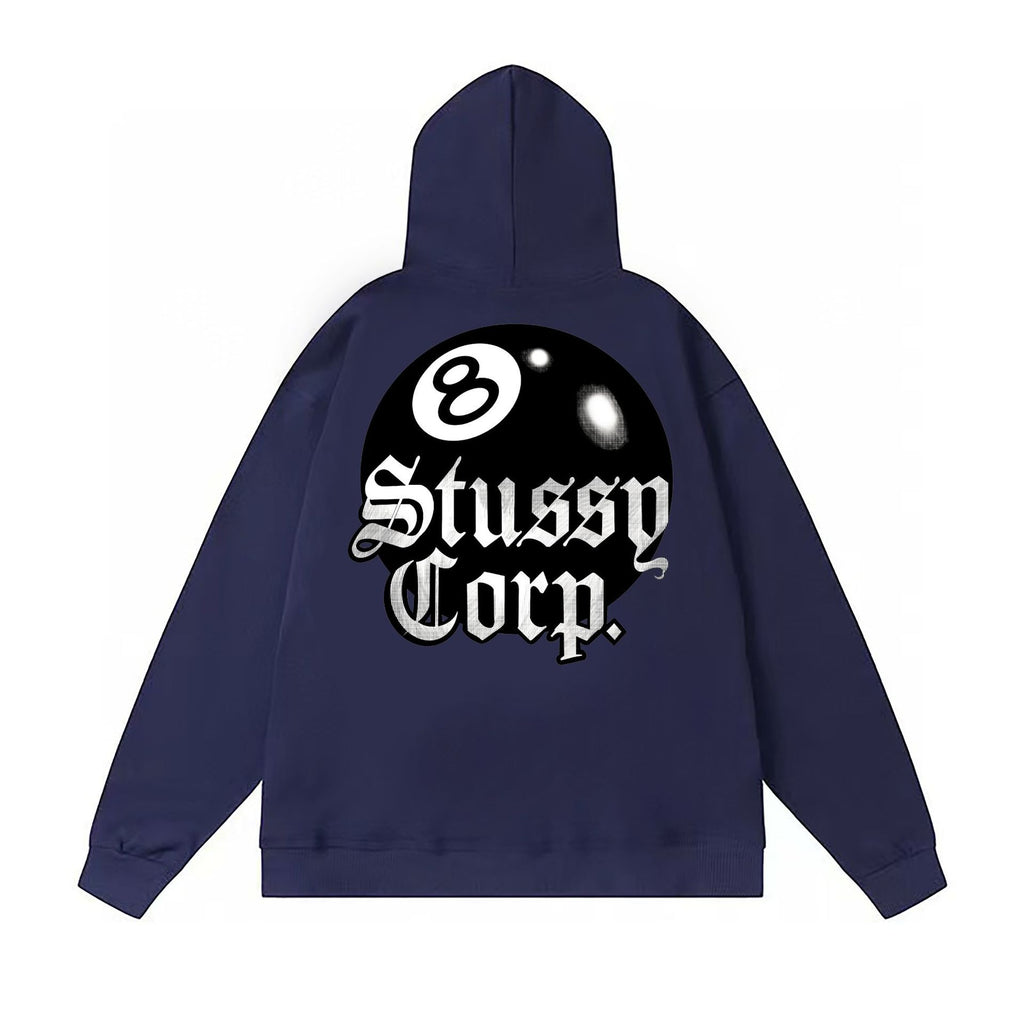 Stussy ステューシー  シーズンレスなフード付きスウェットシャツ 5色兼用 男女兼用 レディース メンズ 111