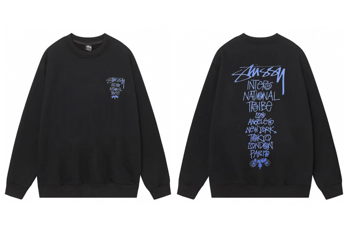 Stussy ステューシー  ふんわり柔らかいシンプルスウェット 2色兼用 男女兼用 レディース メンズ 123