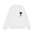 AMI PARIS ハート ロゴ コットン 刺繍 長袖 Tシャツ★人気★