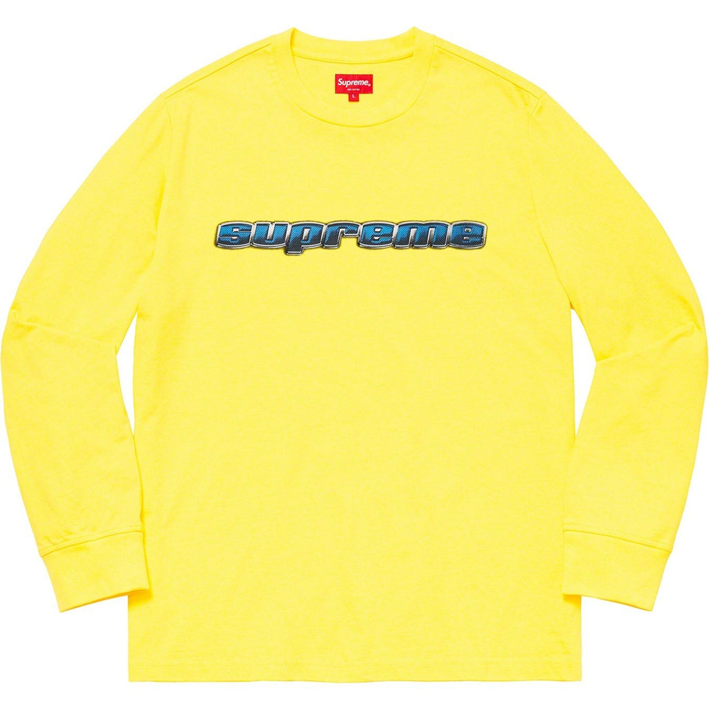 Supreme クロームロゴ 長袖Tシャツ
