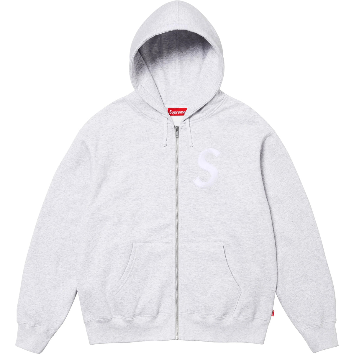 Supreme Sロゴ 刺繍ジップアップパーカー